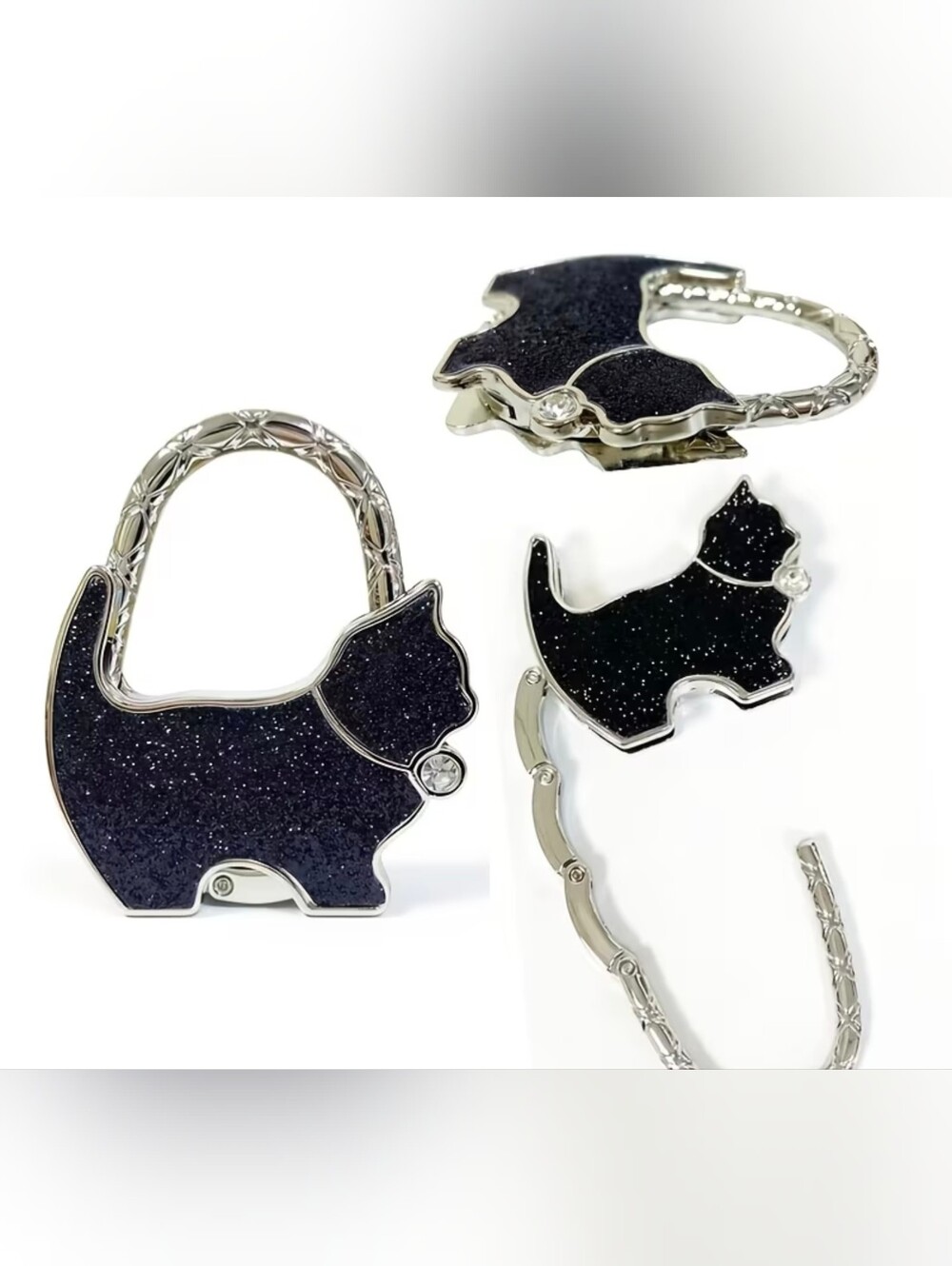 Kitty Cat Bag Hook Hanger. NEW - Picture 3 of 4